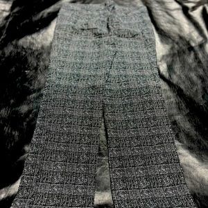 Black and White Plaid Business Pants